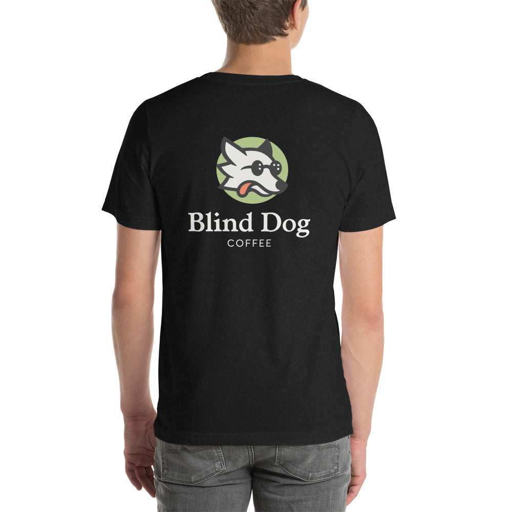 Short-sleeve unisex t-shirt - Blind Dog Coffee