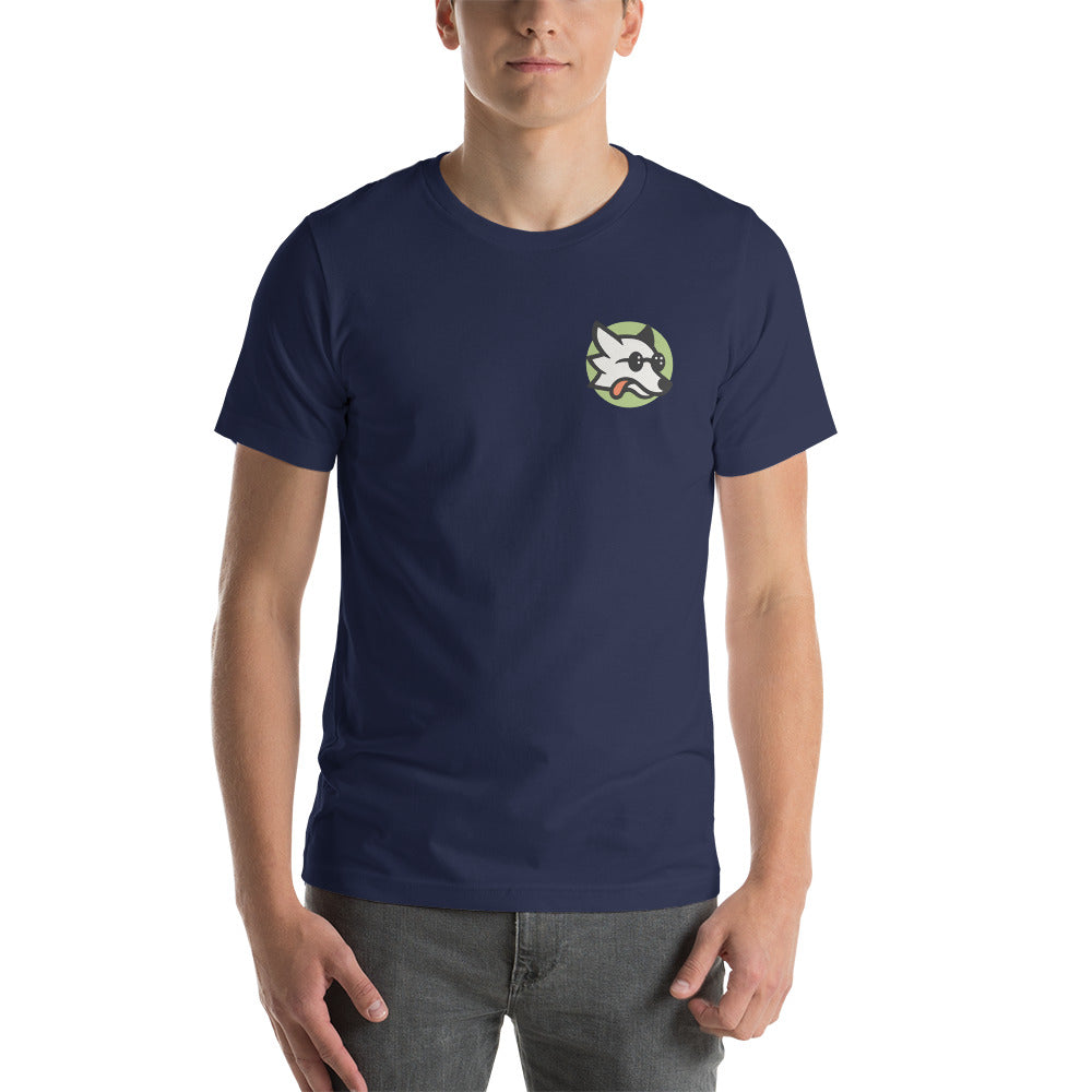 Short-sleeve unisex t-shirt - Blind Dog Coffee